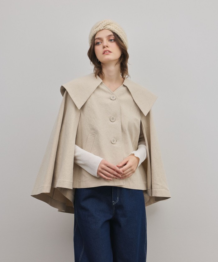 リネンオックスケープジャケット(508747468)｜阪急百貨店公式通販