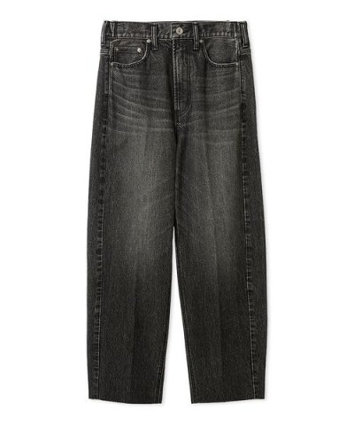 センタープレスマムデニムパンツ