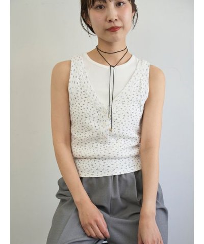 レイヤードタンクトップ