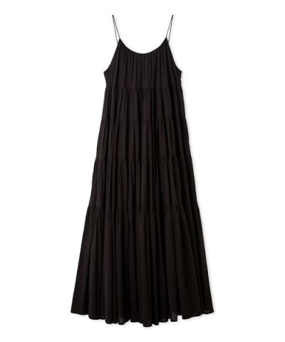 コットンボリュームティアードワンピース