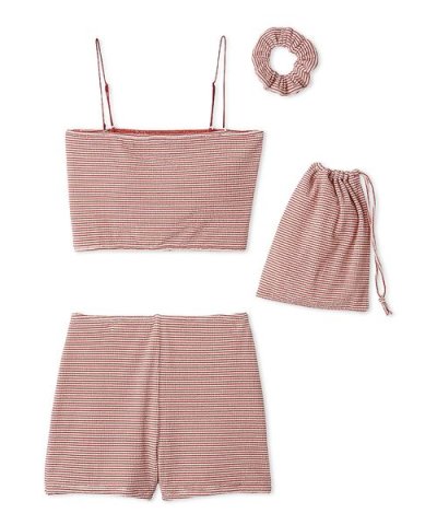 シュシュ付きバンドゥスイムウェア