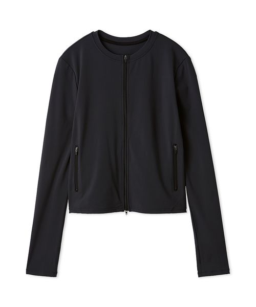 eco emmiロゴジップアップフーディー/UVカット(508753184)｜阪急百貨店