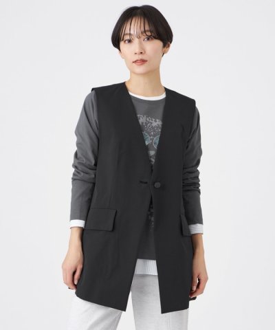 【マシンウォッシャブル】テックスブリッドVネックジレ