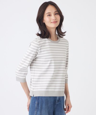 【ウォッシャブル】セーターマシンカットソー