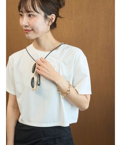 【em】emmiロゴクロップドTシャツ/UVカット/接触冷感