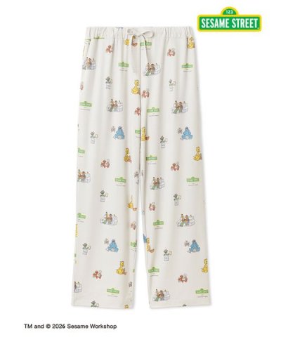 【SESAME STREET】【HOMME】総柄ロングパンツ