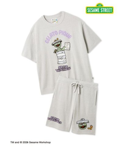 【SESAME STREET】【HOMME】エアリーモコジャガードプルオーバー&