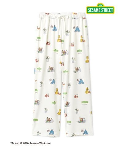 【SESAME STREET】総柄ロングパンツ
