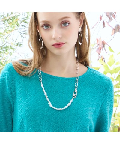 リリアンビューティ Liliane Burty チェーン×パール調ネックレス