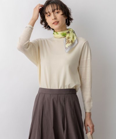 ネオコンフォートストレッチ レーシーデザイン ニット