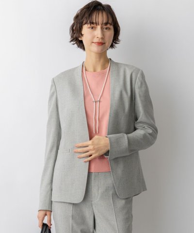 アイアスマットストレッチ ノーカラージャケット