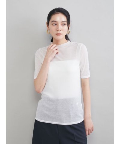 ウールテンセルハーフスリーブシアーＴ