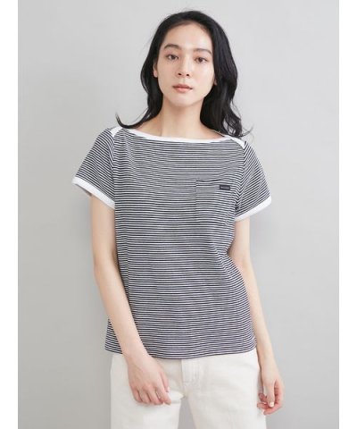 ボートネックコンパクトＴシャツ