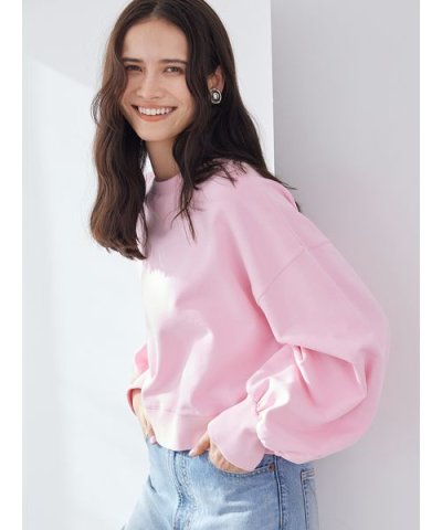 フォルムスリーブショートトレーナー