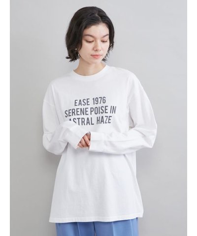 ３段ロゴグラフィックロングＴシャツシャツ