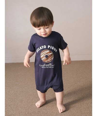 【BABY】ドーナツワンポイントロンパース