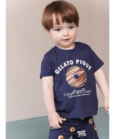 【BABY】ドーナツワンポイントプリントTシャツ