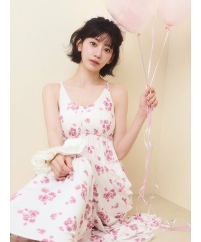 さくら柄カップインワンピース