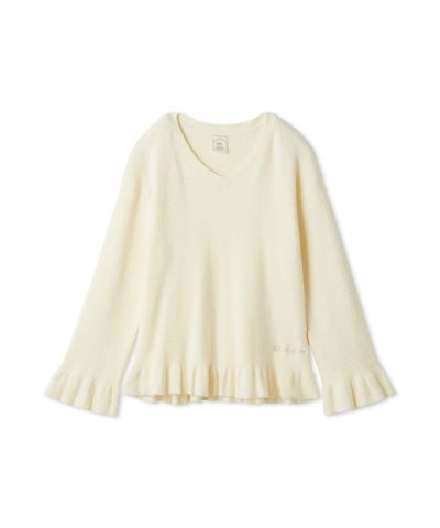 スムーズィーリブフリルプルオーバー