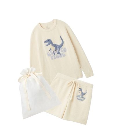 【ラッピング済み】エアリーモコダイナソージャガードプルオーバー&ショートパンツS