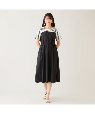 ローズティアラ RoseTiara ビスチェドッキングドロストワンピース