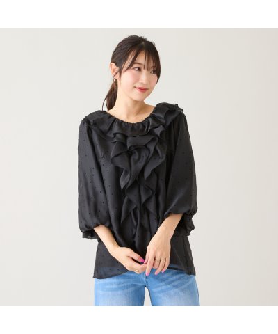 ローズティアラ RoseTiara ハートドットフリルブラウス