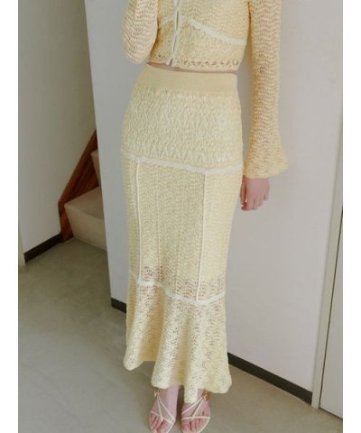 クロシェニットスカート