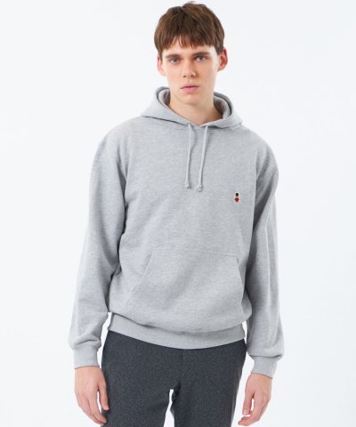 【WEB&一部店舗限定】バッキンガムベア 10オンス裏パイル ワンポイントフーデ