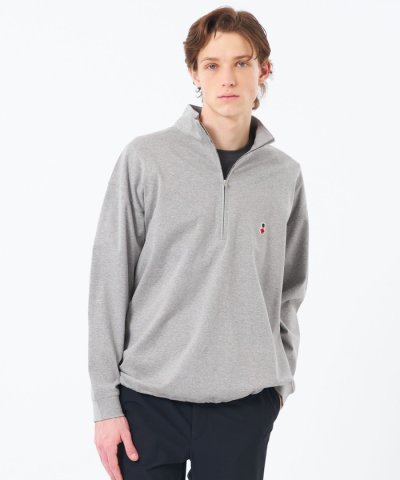 【WEB&一部店舗限定】バッキンガムベア コンパクトスムース ハーフジッププルオ