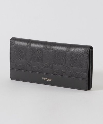 【一部店舗限定】エンボスチェックロングウォレット