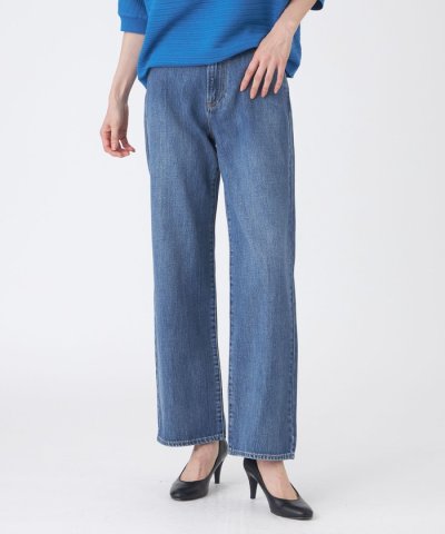 【ウォッシャブル】ブレンドデニムパンツ