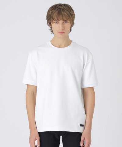【BLACK lab.】エンボスシャドーチェックTシャツ