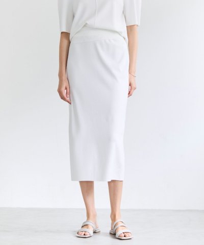 LAURA / ドライタッチ ストレッチニットスカート