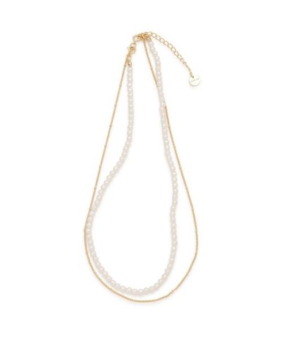 2setパールチェーンネックレス