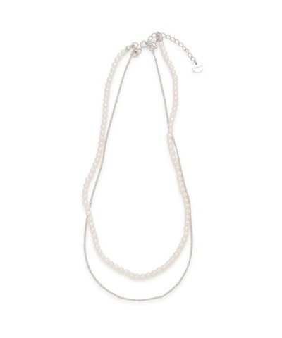 2setパールチェーンネックレス