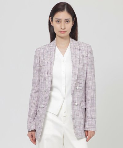 カラーツイード　ジャケット