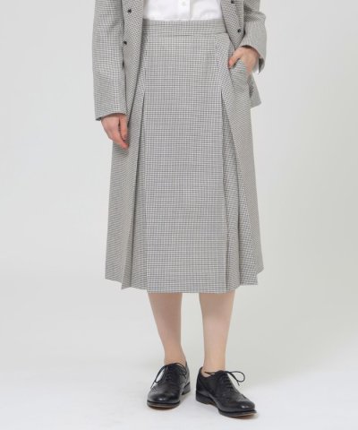 モノクロームグリッド　スカート