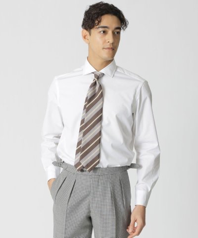 【COLLECTION LINE】セミスプレッドカラードレスシャツ