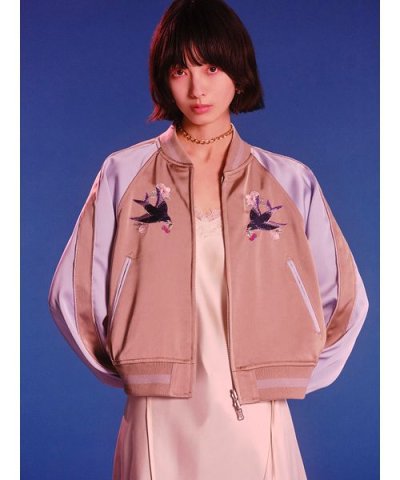 【LILY BROWN×KEITA MARUYAMA】yozakuraスカジャン