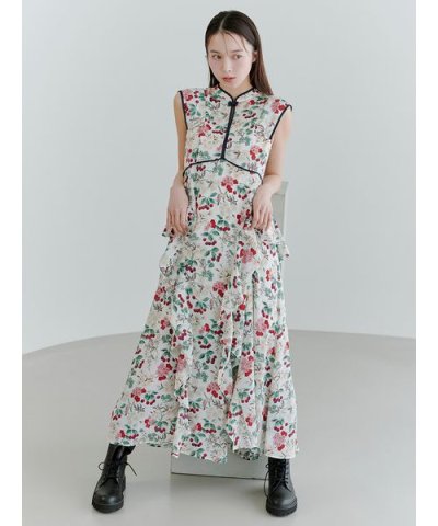 【LILY BROWN×KEITA MARUYAMA】ボタニカルチェリー柄ワンピ