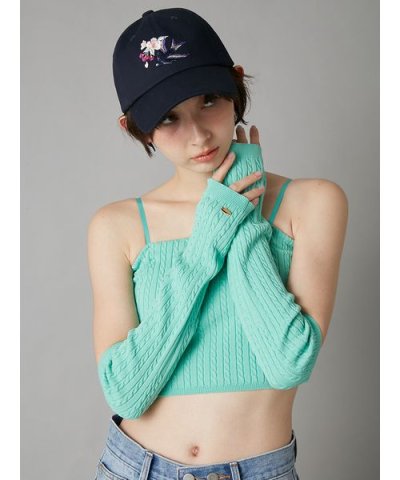 【LILY BROWN×KEITA MARUYAMA】アームウォーマ付きニットベ