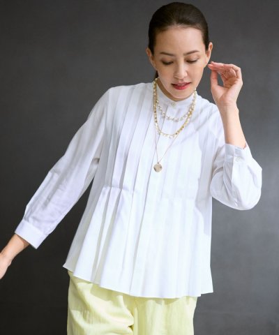 【カタログ掲載】ドレープブロードタック ブラウス