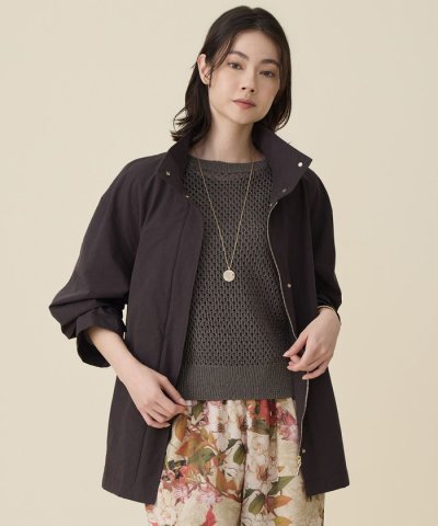 【17号サイズまで展開】コットンリネンウェザーライト コート