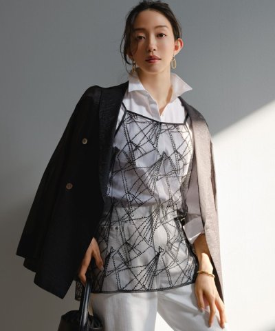 刺繍レース キャミソール