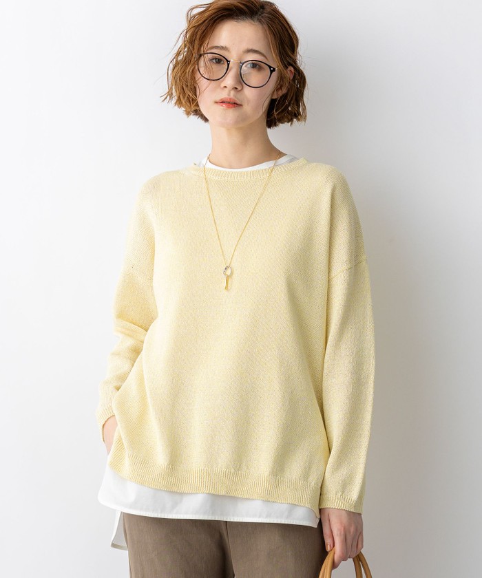 イエロー系｜ニット・セーター｜23区 (Lサイズ)(ニジュウサンク L