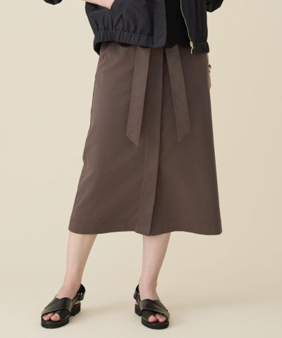 【カタログ掲載】ブラッシュドコットンサテンナロー スカート