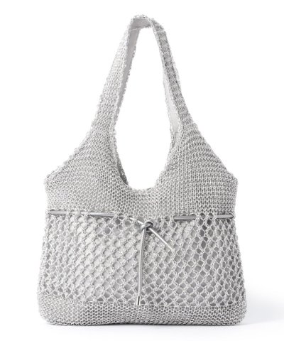 機械編みバッグ