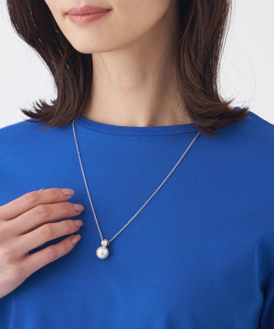 パールワンポイントネックレス