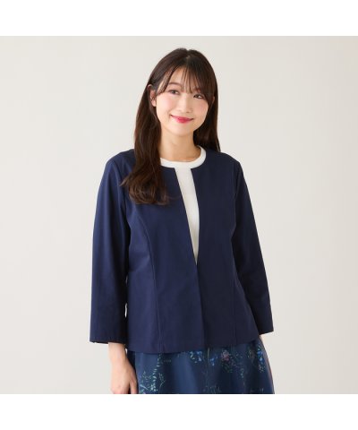 ローズティアラ RoseTiara 【接触冷感/吸水速乾】ノーカラージャケット