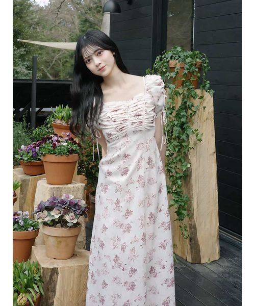 WEB限定/ROSE Collection】ROSEプリントワンピース(508757754)｜阪急